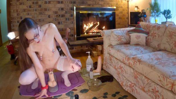 View this complete movie called : Longpussy Fireside Dildo Ride. Part Iii