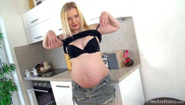 Jessica Hard's X-Rated Kitchen Striptease, Pregnancy Exposed - porntry.com on pornsfind.com