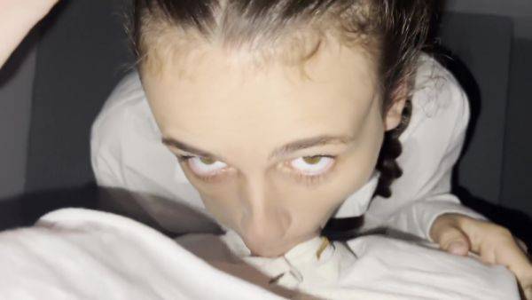 Stream this uncut scene titled : Fucked Her In The Hallway And Cum In Her Mouth