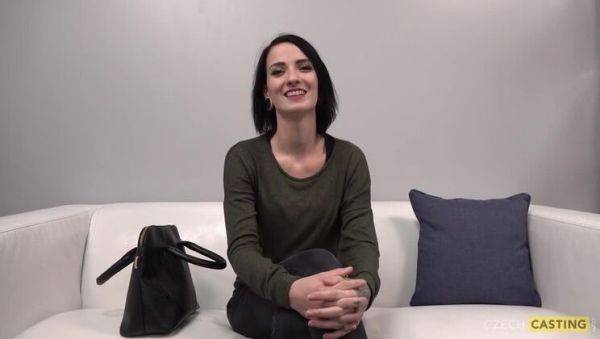 View the HD scene : Elegant Anna: Ink-Kissed Brunette