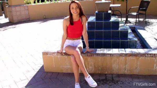 View HD movie of : Paisley's Outdoor Casting: Redhead Limits Tested