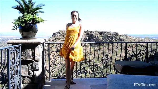 View the complete video named : Outdoor Babe: A Solo Teen Brunette