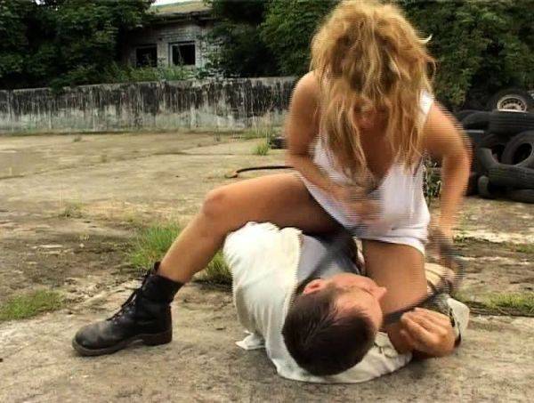 Watch hardcore movie : Naughty blonde femdom fetish hottie rams ass with strapon