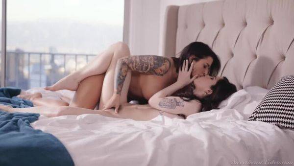 Enjoy watching uncut scene of : Ivy Lebelle & Evelyn Claire in Her