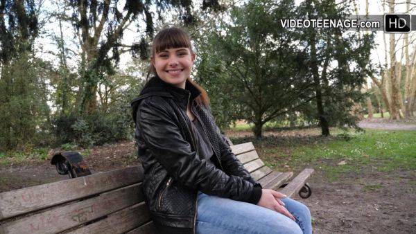 View this uncensored clip : pretty 18 year old brunette goes to a porn casting