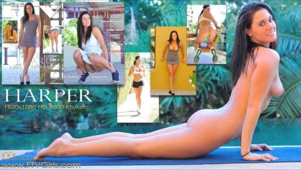 Play uncensored movie called : Harper - Solo Female Natural Masturbation 5