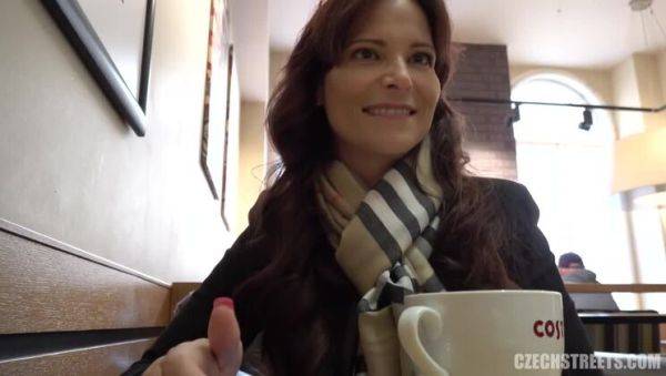 View HD movie : Czech Streets: Anal Brunette MILF in Lingerie & Stockings
