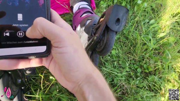 Watch the complete movie titled : Remote Controlled Vibrator While Exercising In Public Ends With Hot Anal