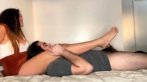 Play this complete video of : GoddessQueenAradika - Training My Sub Foot Job Reward