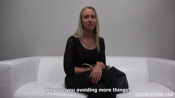 Play this full clip : Blonde Dominika's Juicy Casting