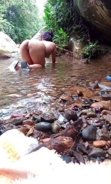 Asian Milf fucked in the river in exclusive amateur porn - anysex.com on pornsfind.com