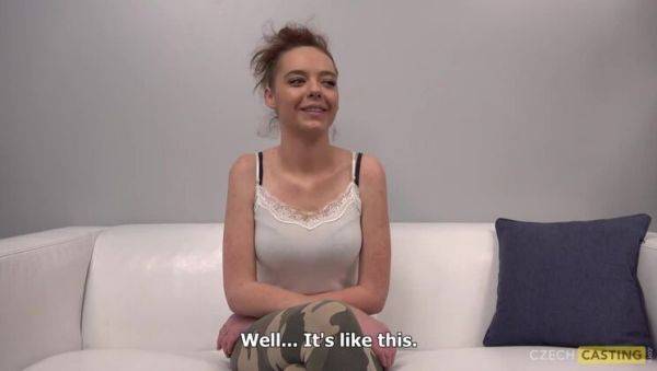 Stream this complete scene of : Stylish Kristyna: Brunette, Small Tits, Casting, Czech