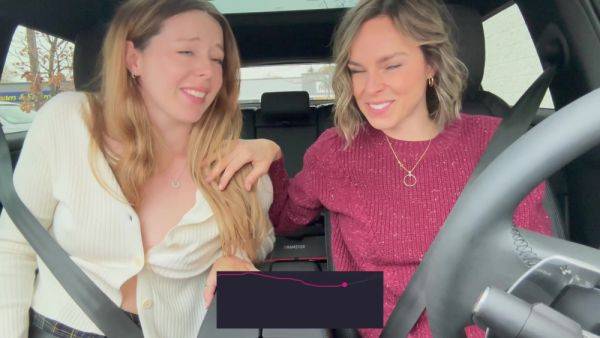 Nadia Foxx And Serenity Cox - And Take On Another Drive Thru With The Lushs On Full Blast! - hclips.com on pornsfind.com