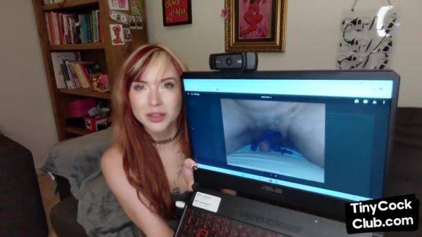 Stream the hardcore scene : SPH solo tattooed babe talks dirty and humiliates smallcocks