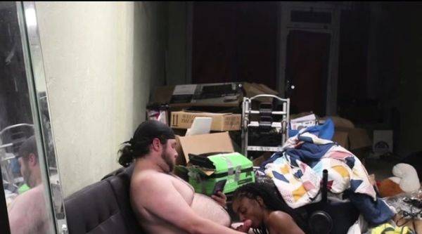 Watch this uncensored clip called : Interracial sex and creampie