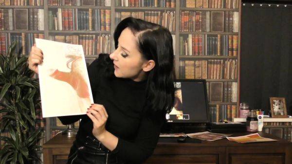 Watch this hardcore video named : SPH solo leather babe talks dirty