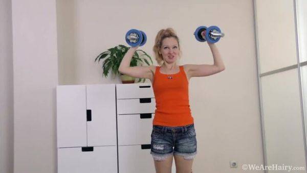 Watch hardcore scene titled : Foxy: Amateur and Fitness-Inspired, Stripping Nude in Lingerie