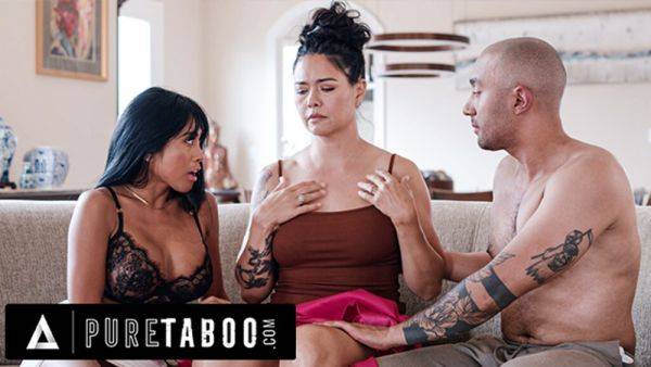 Enjoy watching complete clip named : PURE TABOO Dana Vespoli Walks In On Her Husband Fucking The Wedding Planner! With Ember Snow