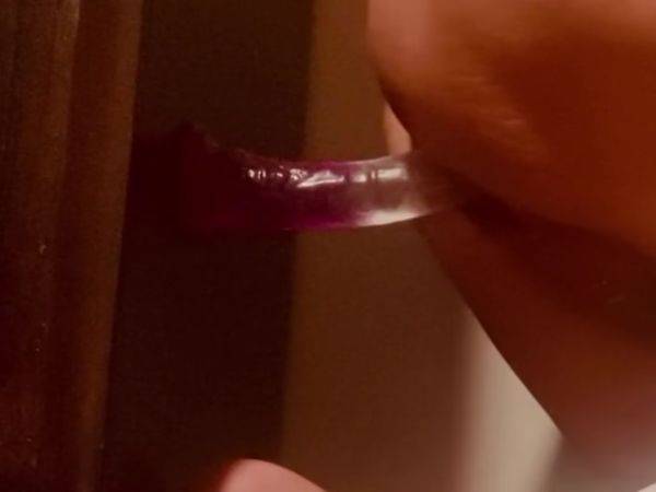 Watch full video titled : Sticking My Dildo To My Dresser And Fucking It Till I Cum