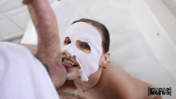 Stream hardcore video named : Sexy Buxom Fuck-urging Brunette Entices Her Husband Into Passionate Sex In the Bathroom