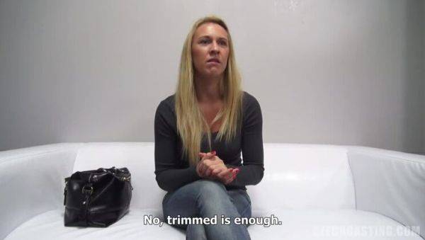 Play HD scene named : Attractive Blonde Lenka in Casting