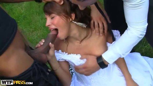 Post-Wedding Outdoor Adventure: Anal, Facial & DP with Sergei, Eric & Lupe Burnett - porntry.com on pornsfind.com