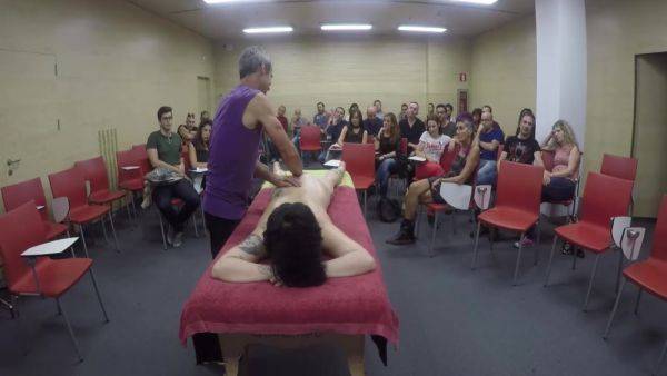 Stream this hardcore clip : Clase Nº1 De Masaje Erotico Anal 20 Min With Jesus Sanchez And Pamela Sanchez