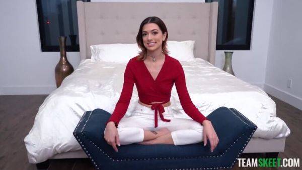 Watch HD video titled : The Brunette Fire Dancer: Casi Blaze