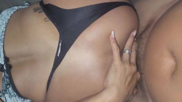 Enjoy watching full video named : She Pushed The Thong Away And Asked To Get A Cumshot In Her Ass