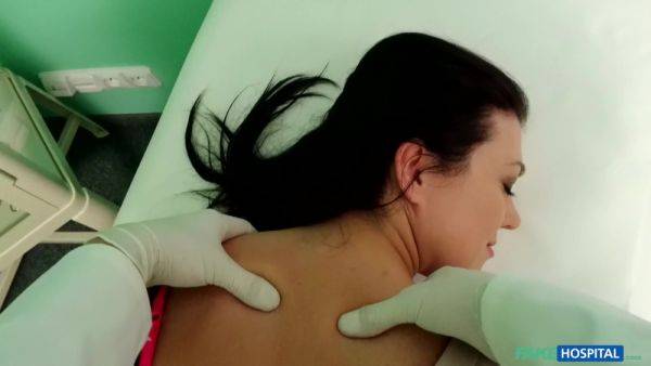 Young Brunette Mum Takes A Thermometer Up Her Ass - Corazon Del Angel in Hospital reality sex - xhand.com - Czech Republic on pornsfind.com