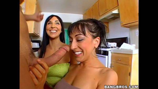View the uncensored scene : Diana Prince & Ricki White in Big Tit Moms Get Naughty!