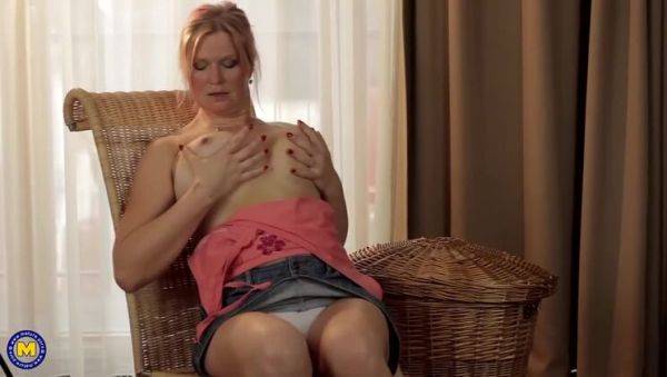 Watch this uncensored scene : Thekla M.: A Passionate Big-Busted Housewife Craves Wet Pleasure