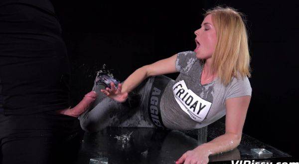 Watch this hardcore scene named : Wet slut granted endless cock to damage her pissy cunt