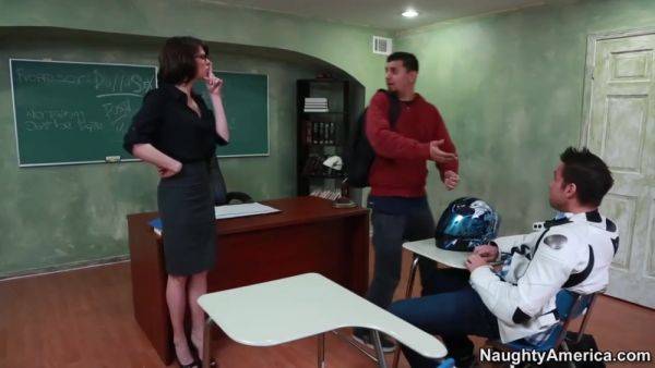 Watch this HD movie named : Horny Student 18+ Dicks His Nerdy Busty Brunette Milf Teacher Violet Raye Aka Violet Spice - Reality