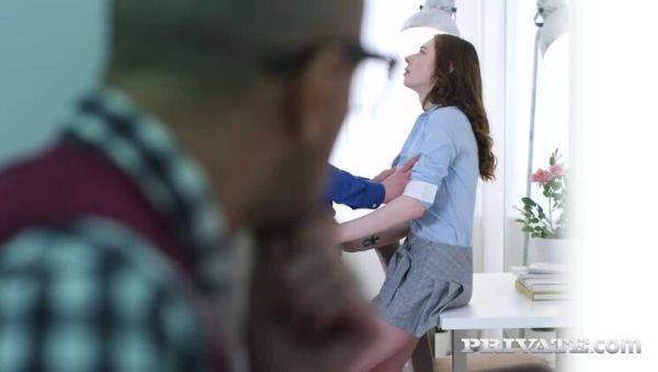 View the uncut movie of : Clany, with big natural tits debuts with DP