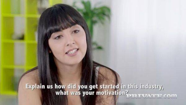 Play this uncensored video called : Alba de Silva debuts in Private with her first interracial