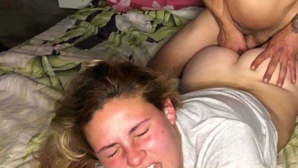 Play the hardcore video of : Rough Anal Sex Hurts Him But She Loves It