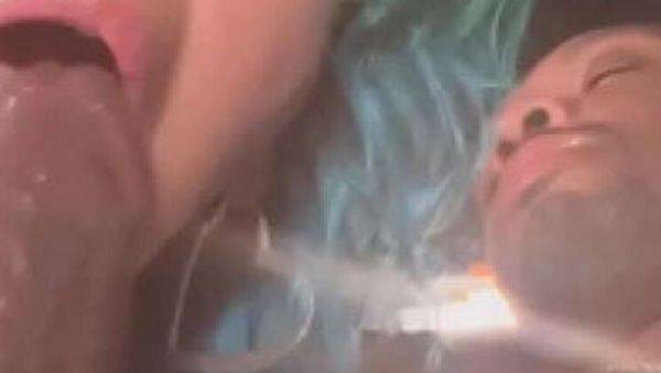 View this complete movie titled : Spanishbarbiie Squirts on Big Black Cock POV