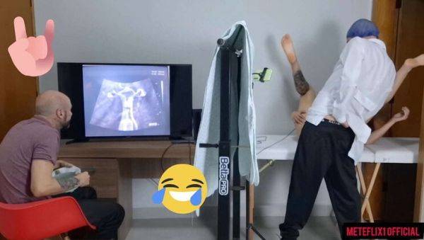 View uncut clip named : Cuckold Husband Takes Wife to Secret Gynecologist Exam