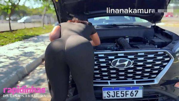 Stream this uncut clip : Asian Trucker Fucking Lina Nakamura On The Road