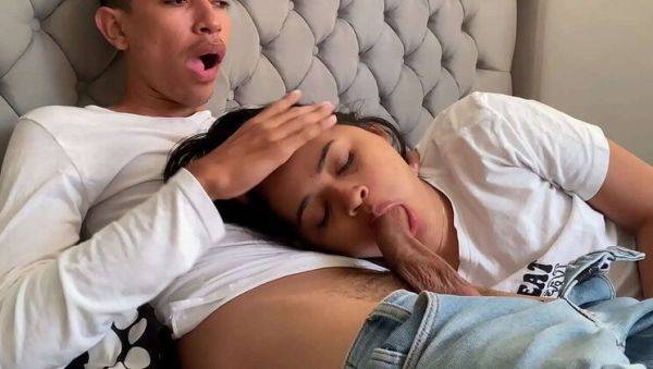 Watch the uncut movie of : Naughty Stepdad Fucks My Mouth Until Cum