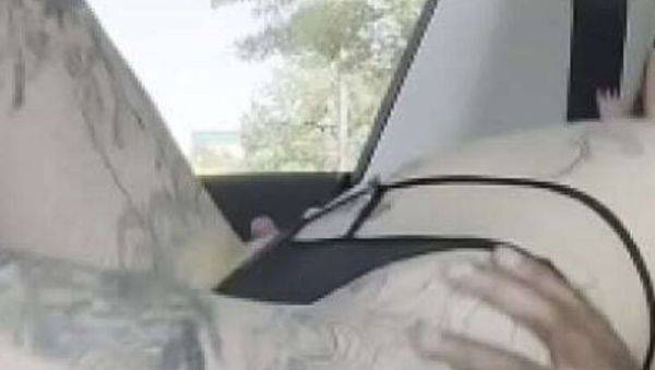 Enjoy watching uncensored video of : Goth Girl gets Fucked in Car by Black Cock