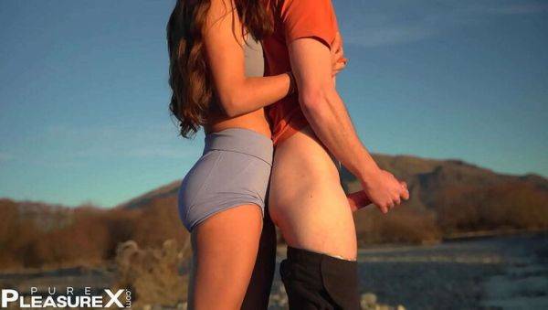 View the hardcore movie : Pure Pleasure Takes Control - Latina Teens Dominate - Woodsy Pegging