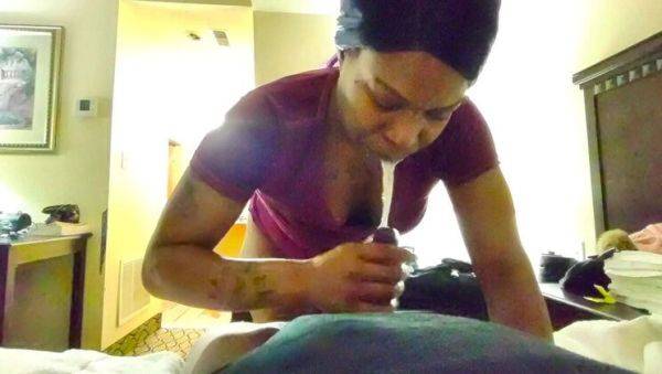 Play uncut scene titled : BLACK GODDESS SPITS: Deepthroat Prostitute Blowjob with Doctor Grool
