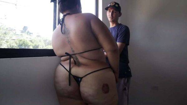 Play the hardcore scene titled : Big Booty Latina Sucks and Fucks Sister's Boyfriend