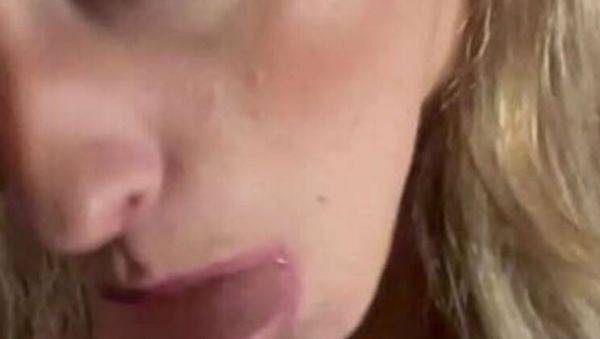 Stream the uncut movie named : Blonde Milf Kiki Sucks Bo's Big Cock to Orgasm