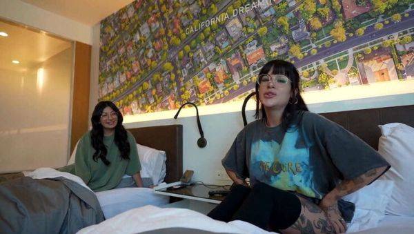 Play the uncut clip named : Step Sis and GF Duped Me, Now They're Covered in Cum - Effy Cutie and Cami Strella