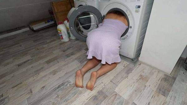 View the HD scene named : Hot Stepmom Gets Stuck in Washing Machine, Fucked Hard!