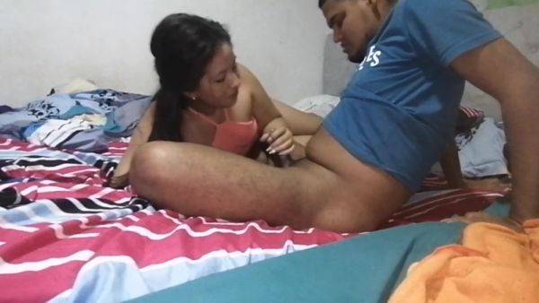 Stream this uncensored scene titled : Stepson And Stepsister End Up Fucking With His Big Cock In Her Tight Pussy Filling Her With Cum Com