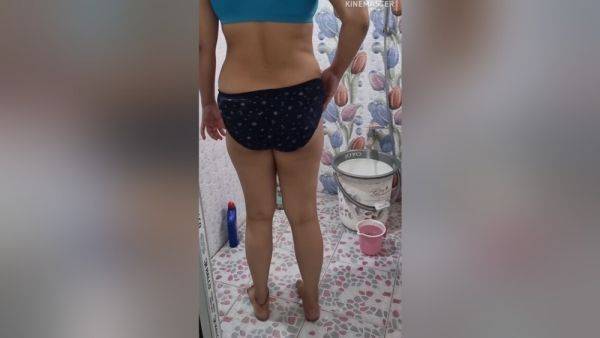 Enjoy watching uncut clip called : Beautiful Bhabhi Bathroom Me Chudai - Dirty Talk